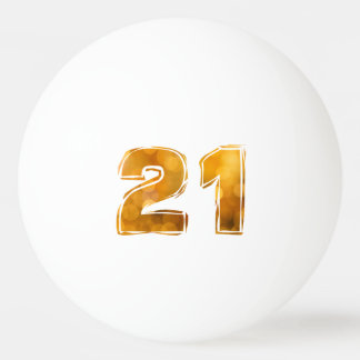 21 21st birthday ping pong ball