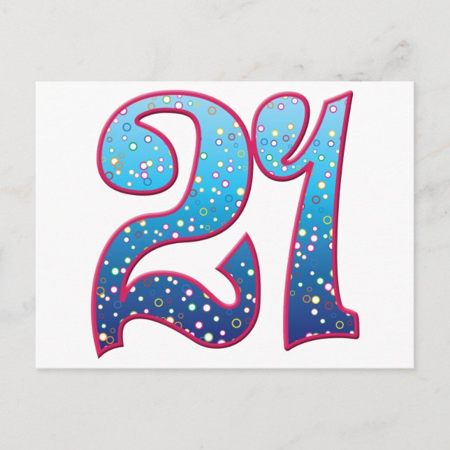 21 Age Rave Postcard (Front)