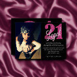 21 and Legal | Fun Pink Faux Glitter 21st Birthday Invitation<br><div class="desc">Being 21 and finally legal is a huge milestone! This glam grunge-inspired "21 and Legal" birthday theme features a faux glitter with script overlay for the perfect way to celebrate and memorialise the event. For customisations or other colours, please visit JustFharryn @ Zazzle.com or contact the designer c/o fharryn@yahoo.com #zazzlemade...</div>
