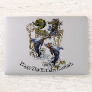 21 Birthday customisation Sticker