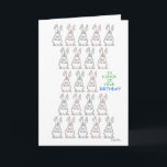 21-BUN SALUTE Boynton Card<br><div class="desc">Twenty-one fine rabbits bring a zesty birthday wish. A Boynton Classic returns with gusto.</div>