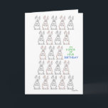 21-BUN SALUTE Boynton Card<br><div class="desc">Twenty-one fine rabbits bring a zesty birthday wish. A Boynton Classic returns with gusto.</div>