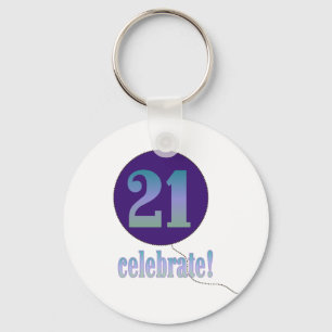 21 Celebrate Key Ring