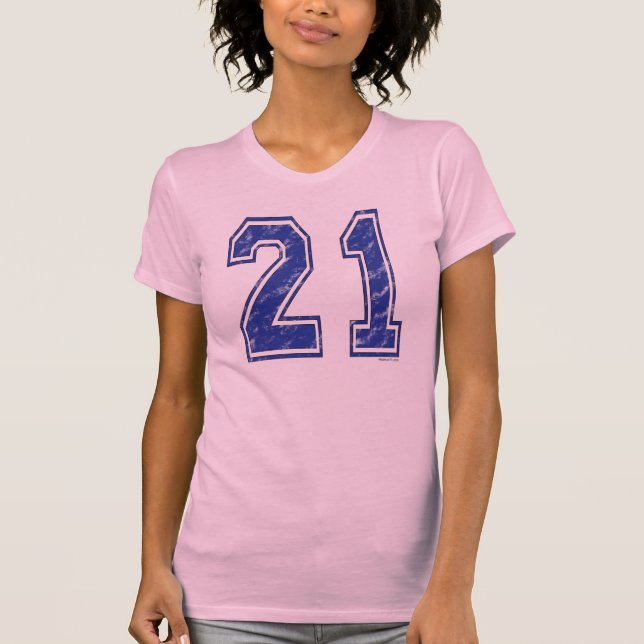 21 Custom Jersey T-Shirt (Front)