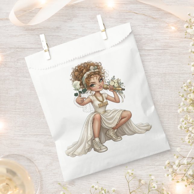 #21 Cute fun bride Favour Bags (Clipped)