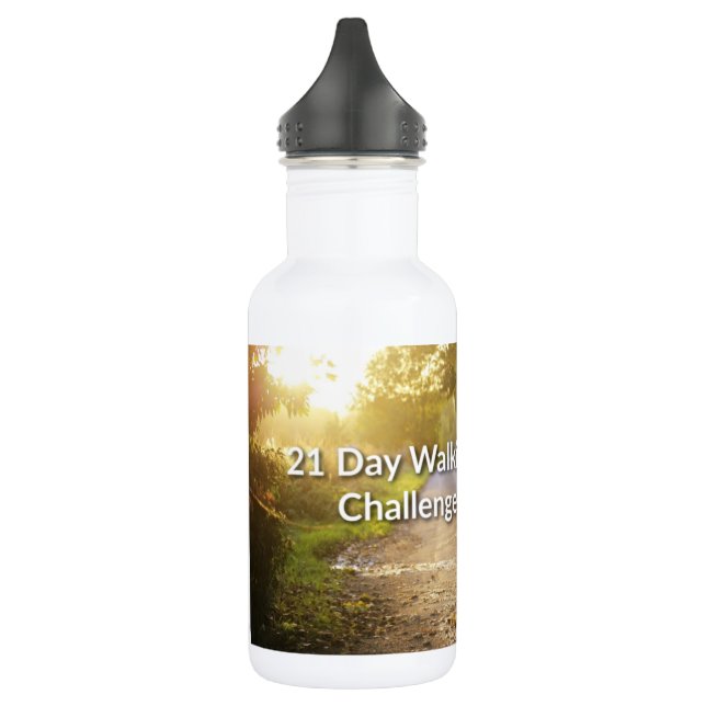 21 Day Walking Challenge Water Bottle (Left)