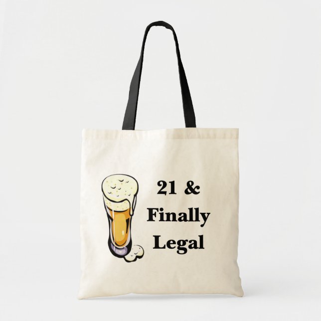 21 & Finally Legal Tote Bag (Front)