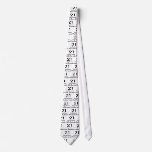 21 Good Bye Bouncer Hello Bartender (Blk) Tie