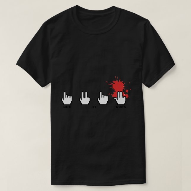 21 guns - Green Day   T-Shirt (Design Front)