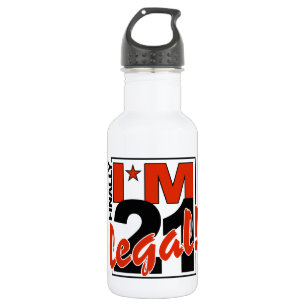 21 & LEGAL 532 ML WATER BOTTLE