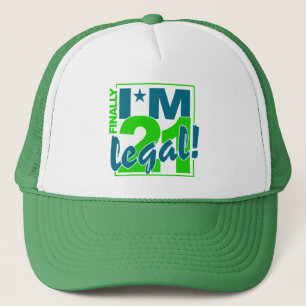 21 & LEGAL hat - choose color