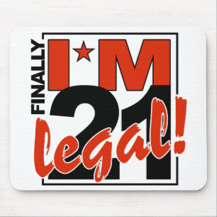 21 & LEGAL mousepad