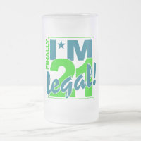 21 & LEGAL mug - choose style & color