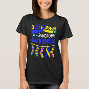 21 March World Down Syndrome Day Awareness Socks 6 T-Shirt
