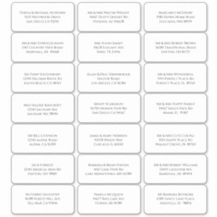 21 Modern Minimalist Individual Guest Names