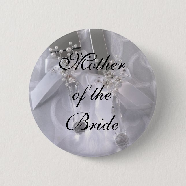 21, Motherof theBride 6 Cm Round Badge (Front)