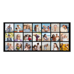 21 Photo Collage Editable Colour Photo Enlargement