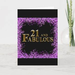21 st Birthday Card