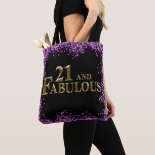 21 st Birthday  Tote Bag