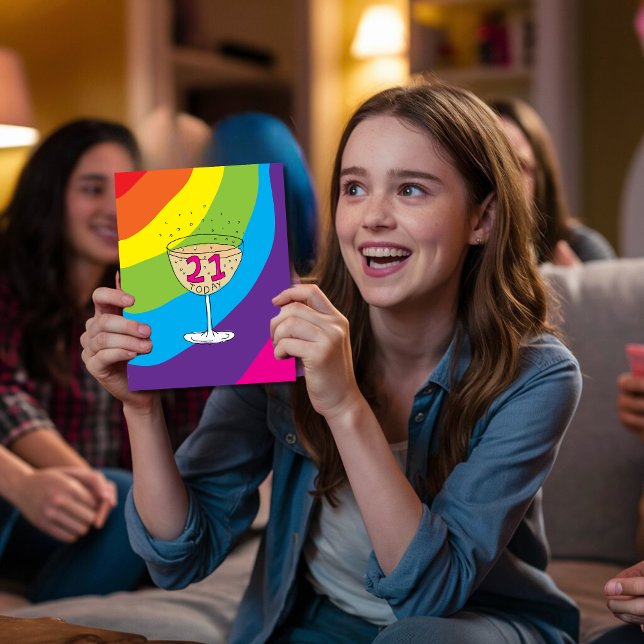 21 Today Birthday card , blank inside for own (Creator Uploaded)
