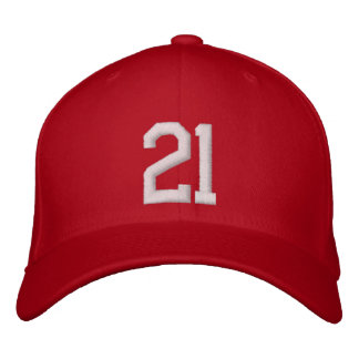 21 Twenty One Embroidered Hat