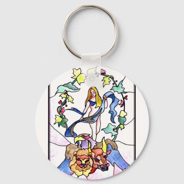 21 - World Key Ring (Front)