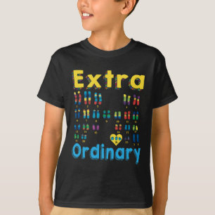 21 Xx Extra Chromosome Girl World Down Syndrome Da T-Shirt
