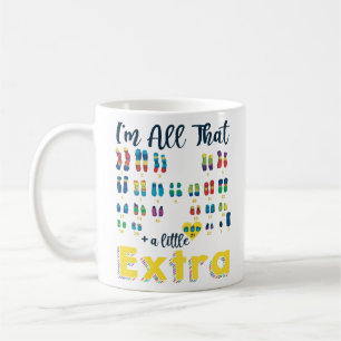 21 Xy Extra Chromosome Boy World Down Syndrome Day Coffee Mug