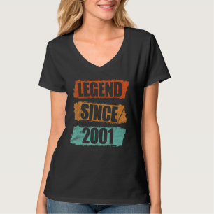 21 Years Old Legend Since 2001 21st Birthday 1 T-Shirt