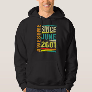 21 Years Old Legend Since June 2001 21st Birthday Hoodie