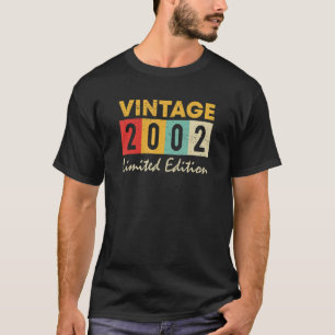 21 Years Old Vintage 2002 21st Birthday T-Shirt