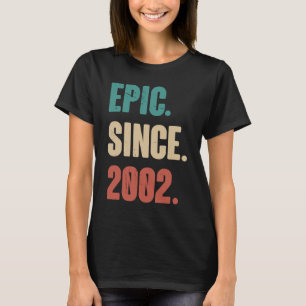 21 Years Old Vintage 2002   Birthday 21st Decorati T-Shirt