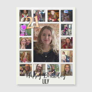 21st Birthday Almond blossom blue-cream