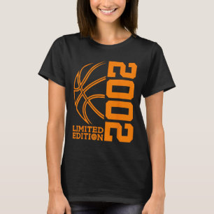 21st BIRTHDAY BASKETBALL LIMITED EDITION 2002  T-Shirt
