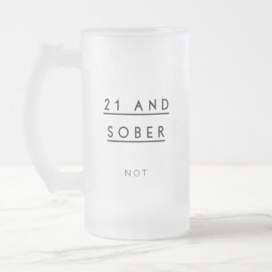 21st Birthday Beer Mug