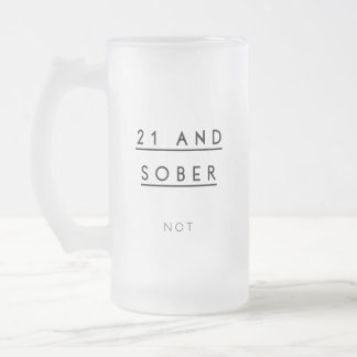 21st Birthday Beer Mug