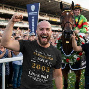 21st Birthday Born in 2005 Legend Personalised T-Shirt