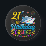 21st Birthday Cruise B-Day Party Round 7.5 Cm Round Badge<br><div class="desc">21st Birthday Cruise B-Day Party Funny design Gift Round Button Classic Collection.</div>