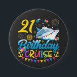 21st Birthday Cruise B-Day Party Round 7.5 Cm Round Badge<br><div class="desc">21st Birthday Cruise B-Day Party Funny design Gift Round Button Classic Collection.</div>