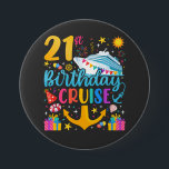 21st Birthday Cruise B-Day Party Round 7.5 Cm Round Badge<br><div class="desc">21st Birthday Cruise B-Day Party Funny design Gift Classic Round Button Classic Collection.</div>