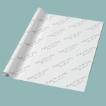 21st Birthday Customisable Gift Wrapping Paper<br><div class="desc">Gift wrap for 21st birthday,  customisable and personalised so that recipients name can be added. 
Monochrome,  modern and elegant wrapping paper/ gift wrap for special birthdays for men or women.
Black and white minimal design.</div>