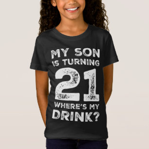21st Birthday for Dad Mum 21 Year Old Son Gift Fam T-Shirt
