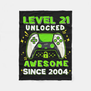 21st Birthday For Men 21 Years Birthday Gifts  Fleece Blanket