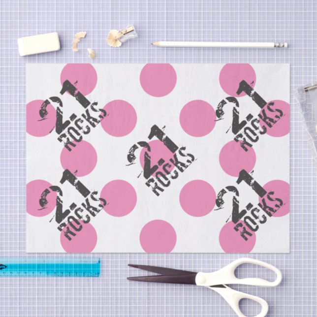 21st birthday Gift Wrap Supplies Tissue Paper (Craft)