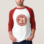 21st Birthday Gifts Men's T-Shirt<br><div class="desc">Brighten up your young man's monumental day with our signature 21st Birthday Gifts T-Shirt. This proud display of the big number '21', tastefully designed in red and white, is a perfect choice for turning 21 men's birthday gifts. The T-shirt offers both style and comfort, easily fitting into any wardrobe as...</div>