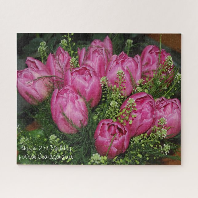 21st Birthday Granddaughter Jigsaw Puzzle (Horizontal)