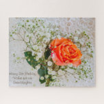 21st Birthday Granddaughter Jigsaw Puzzle<br><div class="desc">Happy 21st Birthday Granddaughter. Jigsaws Flower Arrangements, These Jigsaws are made of sturdy cardboard and mounted on chipboard, these puzzles are printed in vivid and full colour. For hours of puzzle enjoyment, give a custom puzzle as a gift today! Size from: 11" x 14" (252 pieces) Up to: super size...</div>