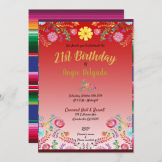 21st birthday invitation