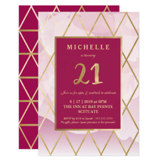 21st party invitations