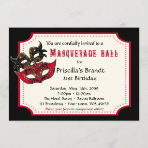 21st Birthday invitation masquerade,21st,masquerad